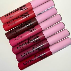 - $7ea or 7/$35 NYX LINGERIE XXL Matte Liquid Lipstick:NYX Cosmetics ✨sale